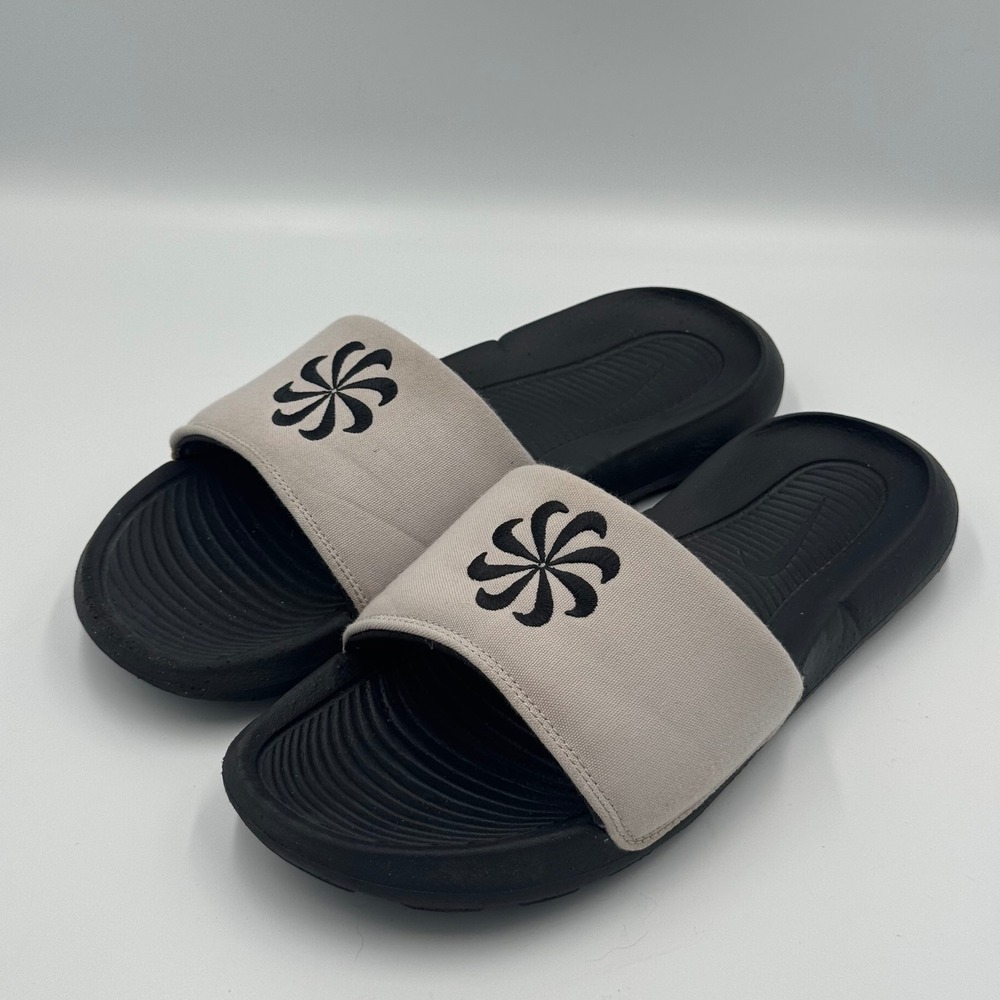 Nike Gray Black Victori One Next Nature Sunburst Slides Size 8 NO BOX
